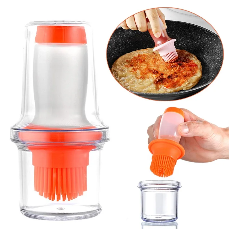 

Kitchen Gadgets Barbecue Oil Brush Silicone BBQ Honey Oil Bottle Baking Brushes Liquid Oil Pen Cake Butter Bread Pastry Cooking
