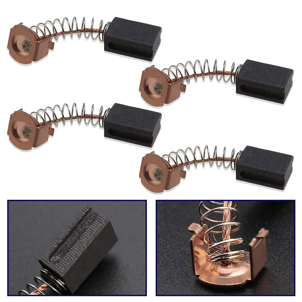 

4pcs Angle Grinder Carbon Brushes12X8X5mm Electric Motor Brush For WS125 Black Decker G720 Power Tools Parts Accessories