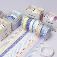 5 rolls scrapbooking washi tape set masking adhesive decorative holiday craft tapes hand accounts planners gift wrapping