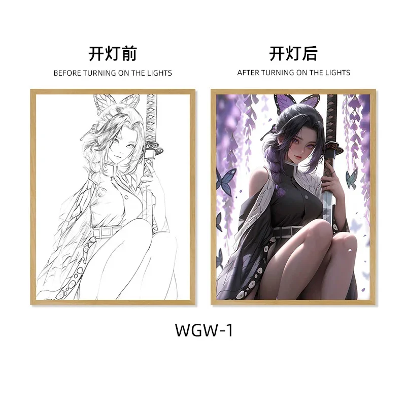 Фоторамка деревянная перезаряжаемая с USB-портом