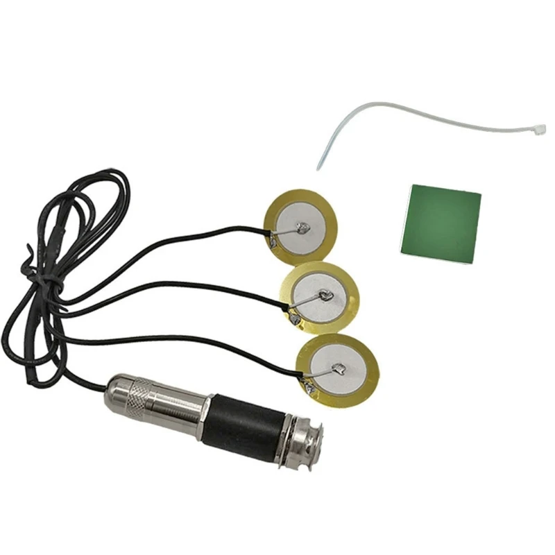 Гитарный звукосниматель пьезостабильный контактный самоклеящийся микрофонный