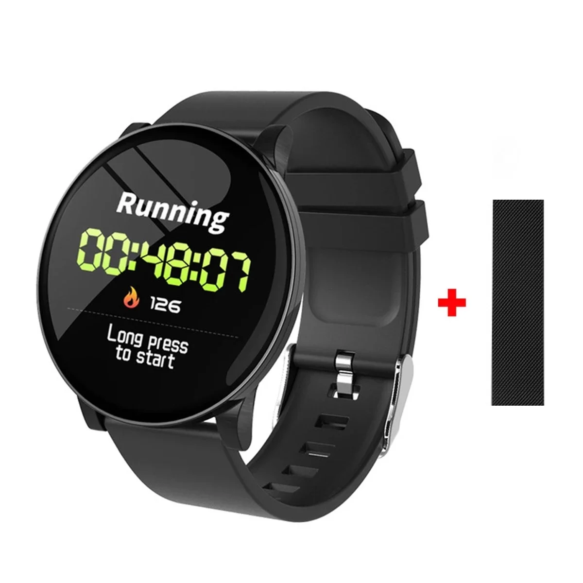 

Sport Okrągły Inteligentny Zegarek Bluetooth PK ZL02 Nadgarstek Mężczyzna Kobieta Pulsometr Sportowy Smartwatch Mężczyźni Dla