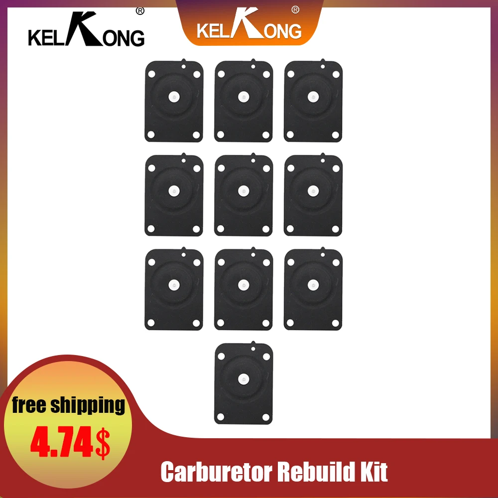 

KELKONG 10Pcs Carburetor Metering Diaphragm For Stihl TS410 TS420 For Zama ZAMA RB 151 Concrete Saws Chainsaw # 4238 007 1061