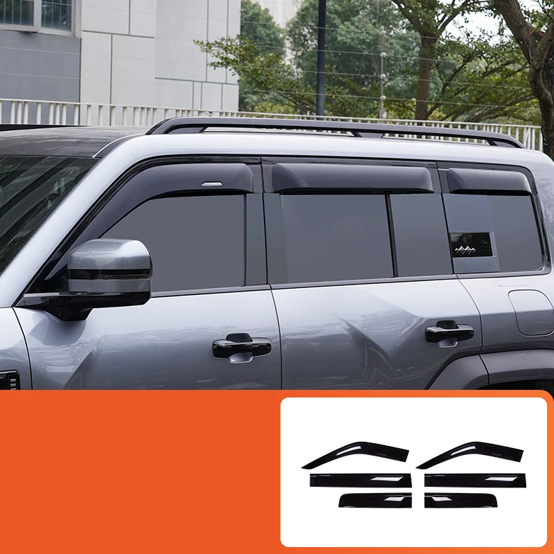 

Для BYD Leopard 5 2023 2024, автомобильный Стайлинг, козырек, вентиляционные шторы, оконный козырек, защита от солнца и дождя, дефлектор, аксессуары для авто Modificaiton