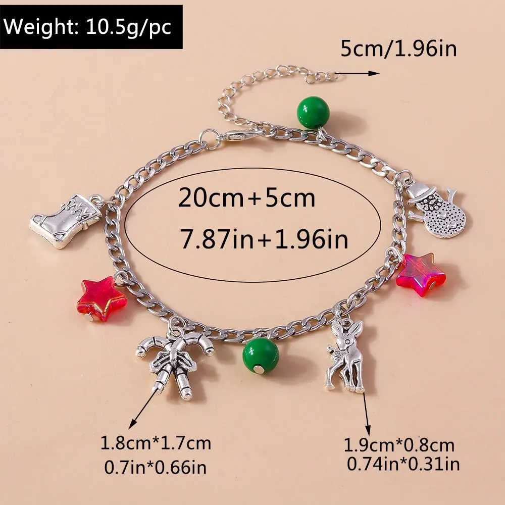 Изысканный рождественский браслет со звездой лося подарочная коробка