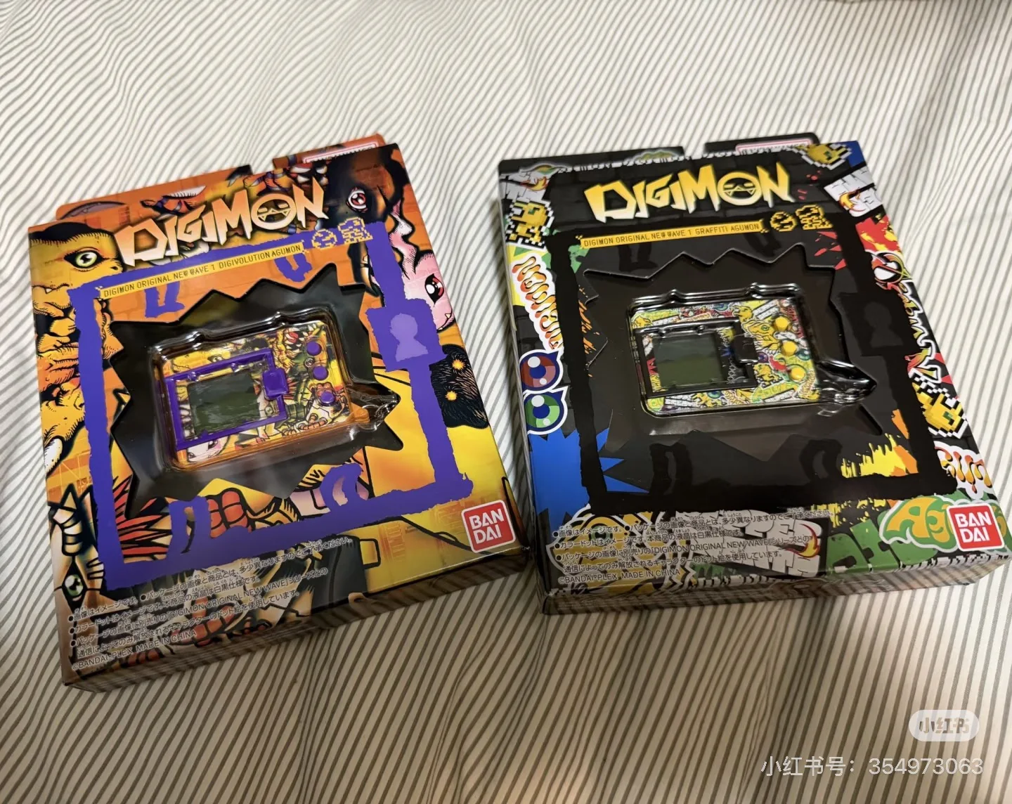 Фото В наличии Оригинальный Digivice Digimon Origin от Bandai, устройство для воспитания цифровых монстров Agumon, портативная игрушка-виртуальный питомец, подарки на день рождения №3