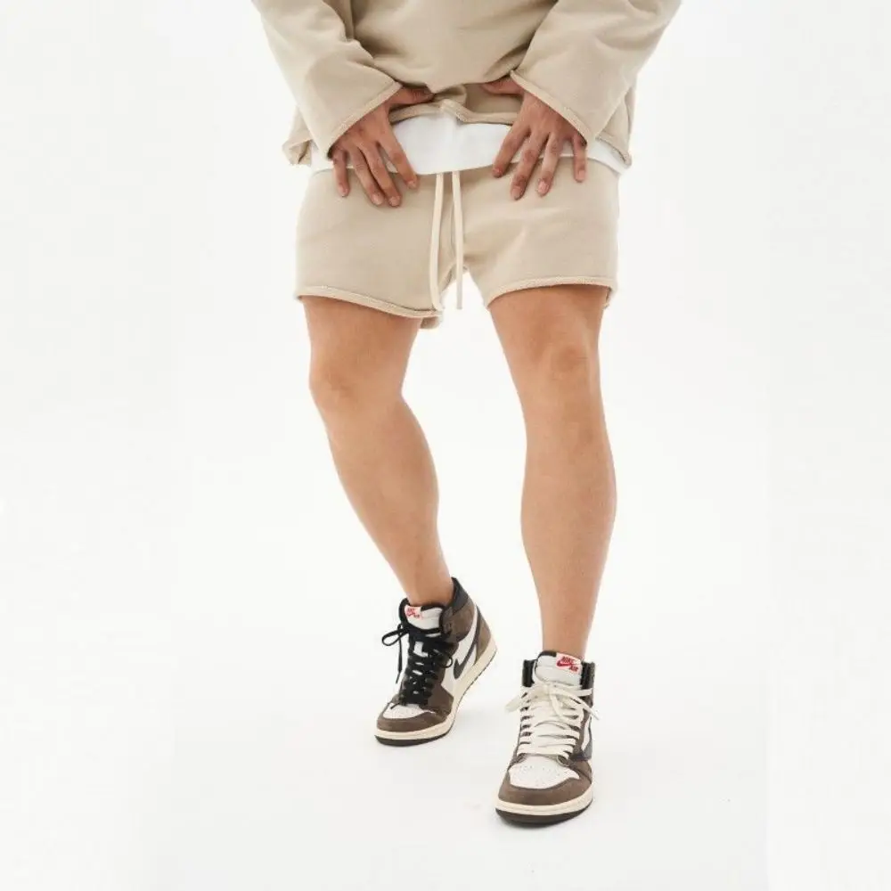 Men Casual Shorts Streetwear Gym Fitness Joggers Uder Quick Dry Knee Length Fashion Workout Streetwear Hip Hop  Sweatpants