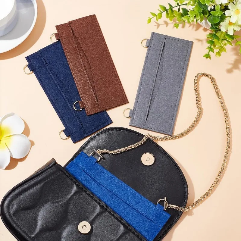 Фетровый Органайзер Для Сумок 4 Цвета Решение Хранения Клатчей Компактный Размер