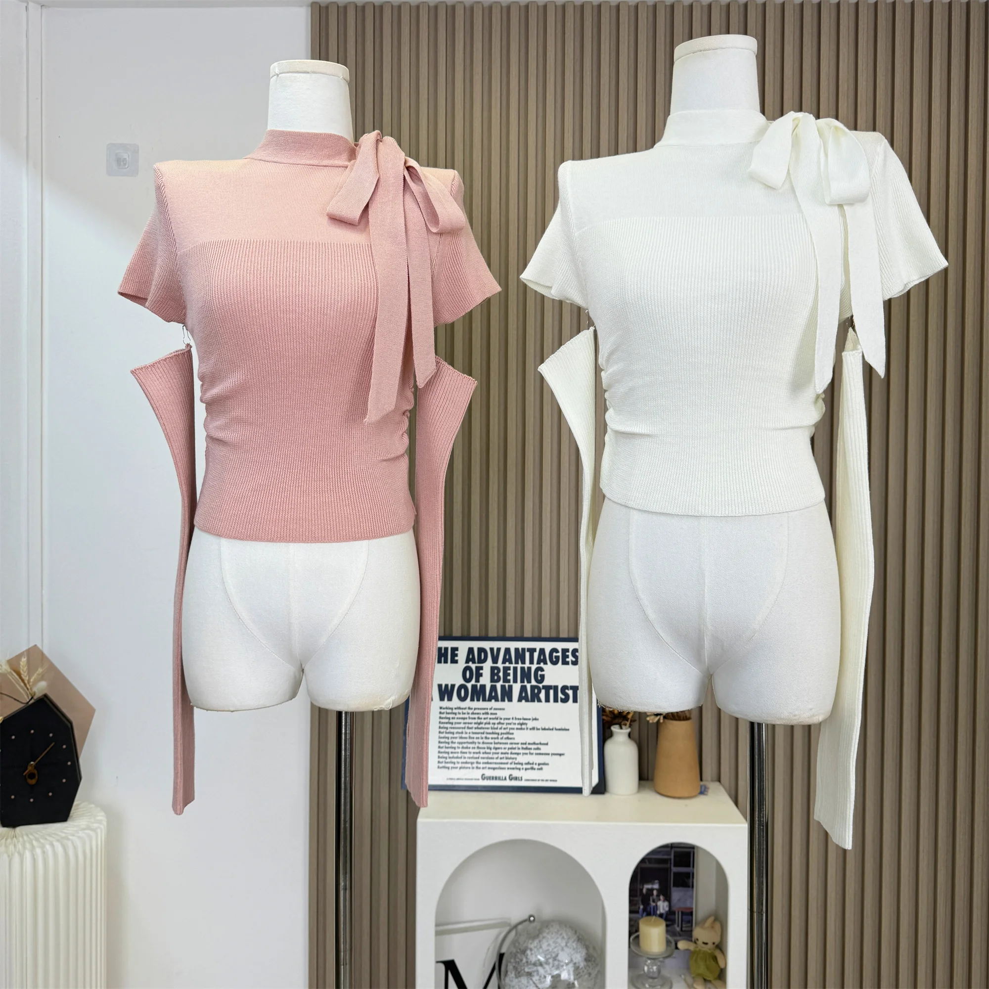 Женский розовый свитер корейский шерстяной топ Y2k Harajuku винтажная уличная одежда