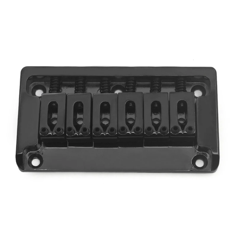 Металлический твердый 6-струнный гитарный мост с боковой стенкой 82x44MM-10.5 корпус