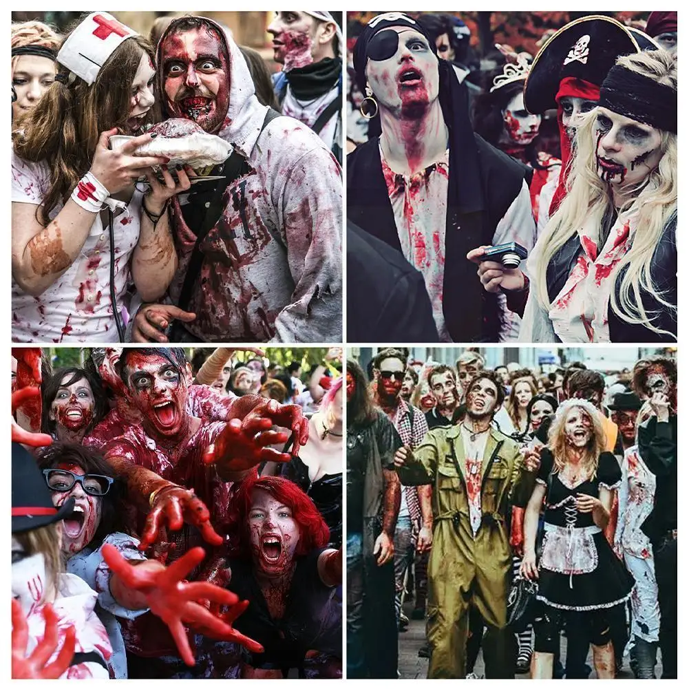 

Fake Blood Spray For Bloody Face Artificial Red Blood Party Zombie Makeup Props Halloween Makeup Props Spray Fake Blood D3x7