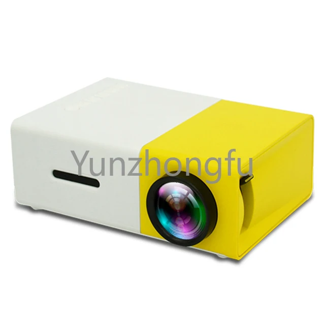 

Home Theater Mini Pocket Projector YG300 Yellow Black Color