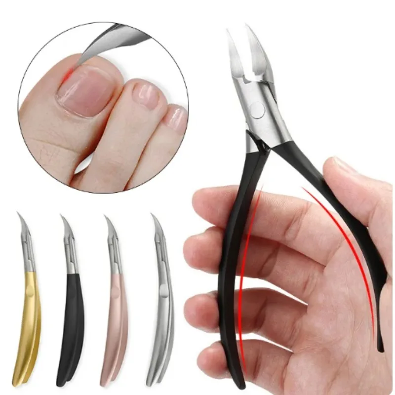 

Nail Cutter Cuticle Nippers Paronychia Nail Clippers Profesional Ingrown Toenail Scissors Dead Skin Removal Pedicure Tool New