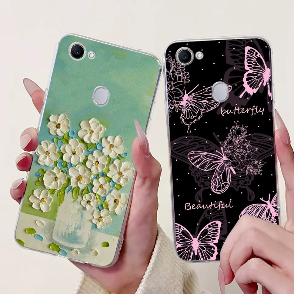 Чехол для OPPO F7 2018 чехол с рисунком Милый кот мягкий силиконовый F 7 OPPOF7 CPH1819 CPH1821