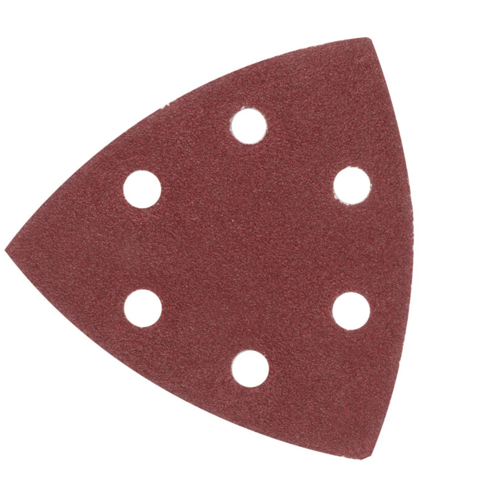 

50Pcs Triangle Sanding Pads Paint Sandpaper Hook Loop Sanding Pads 90*90*90mm Spare Tools For Electric Tools Pneumatic Tools