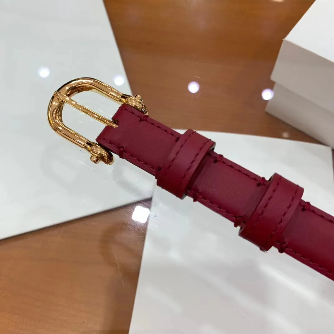 

2022 hot new products ladies simple and versatile thin belt leather summer new belt