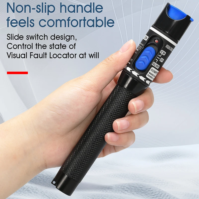 1MW Fiber Optic Pen 5KM Visual Fault Locator Fusion Laser Fibra Optica Cable Tester