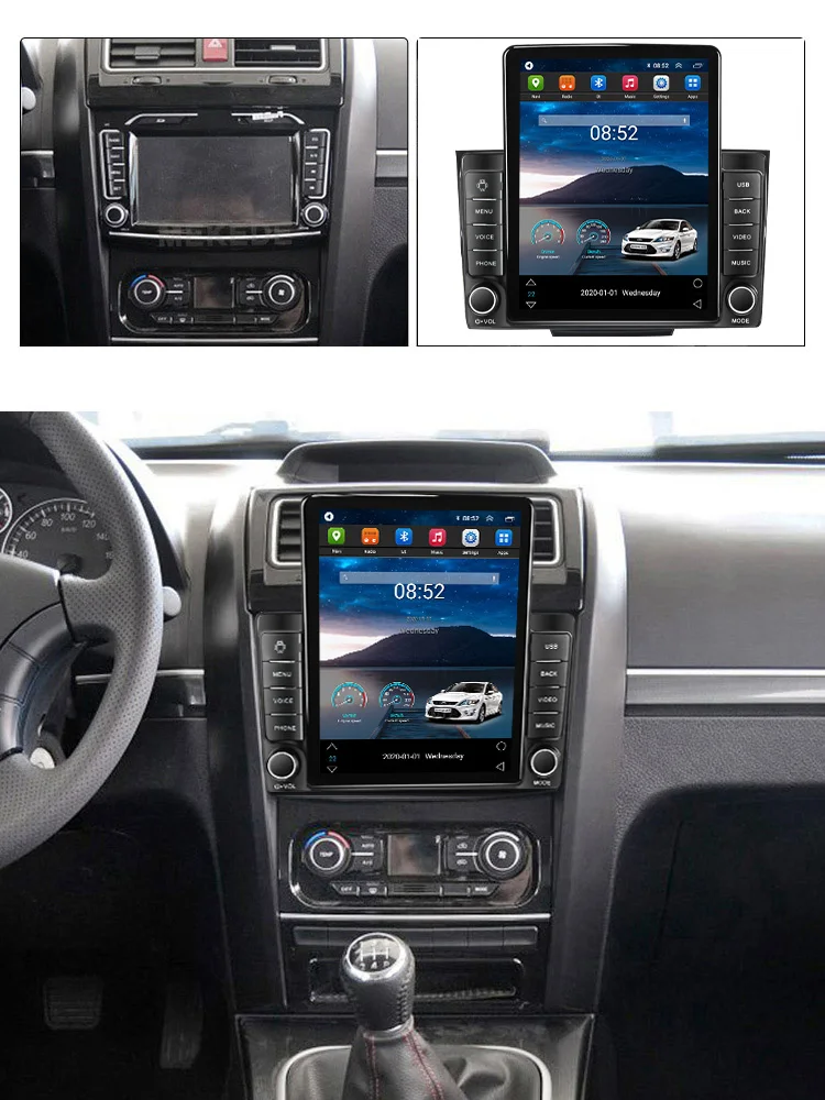 магнитола 2 din Автомагнитола для Tesla Vertical Din Android 11 мультимедийный видеоплеер