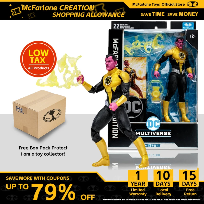 

McFarlane Toys Sinestro Leader Collectors Edition 18cm Action Figure Toys