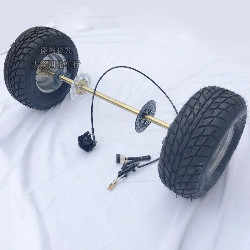 

Rear Axle Disc Brake Assembly 8 Inch Road Tires For 125/150/200/250/300cc ATV Quad Sunl/Taotao/Eagle/Loncin Go kart