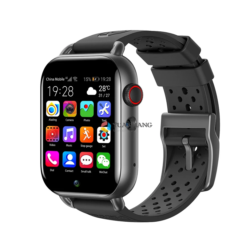 android 9 smart 4g remote camera gps trace locate kid student google play heart rate thermometer monitor smartwatch phone watch free global shipping