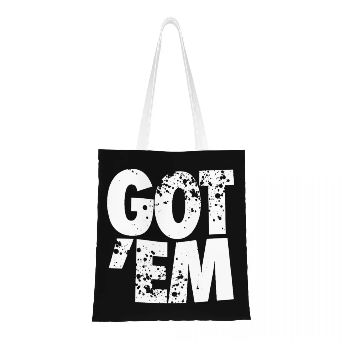 

Многоразовая сумка для покупок Got Em, Женская Холщовая Сумка-тоут через плечо, прочные сумки для покупок для продуктов