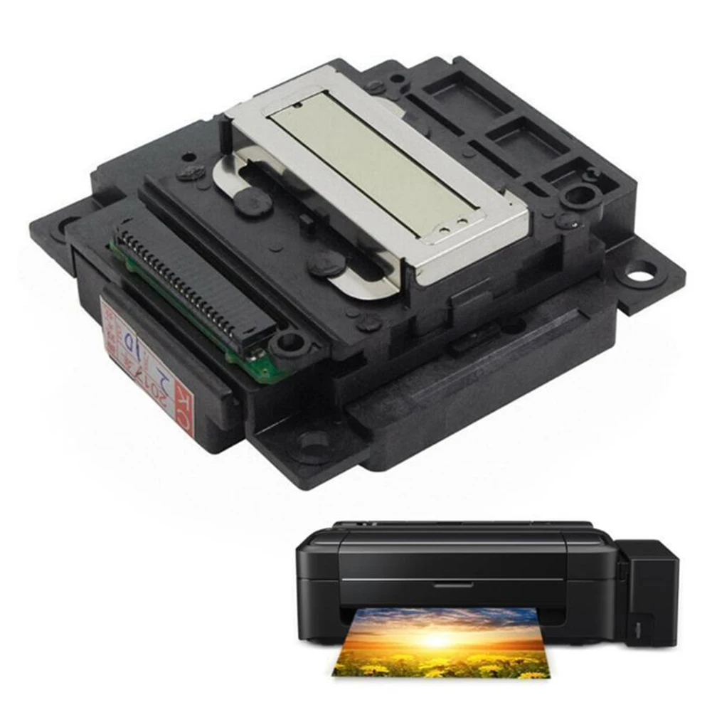 

Print Head 2.76x2.76x1.81in For EPSON L300 L301 L303 L351 L355 Printers Black Printhead Electric Supplies Accessories