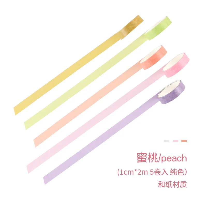 

5 рулонов декоративный скотч Washi tape YOUQIWJ