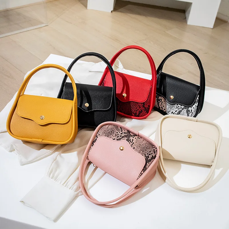 

Small Women's Bags Snake Pattern Purses and Handbags New Women's Mini Shoulder Messenger Bag Designer Crossbody Bags for Women