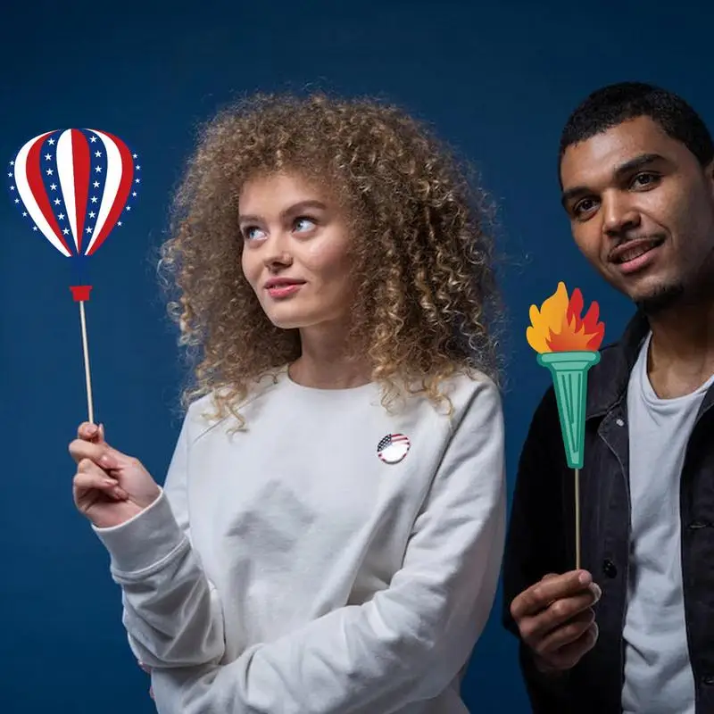 Реквизит для фотосессии ко Дню независимости Америки 21 шт./компл. бумажная