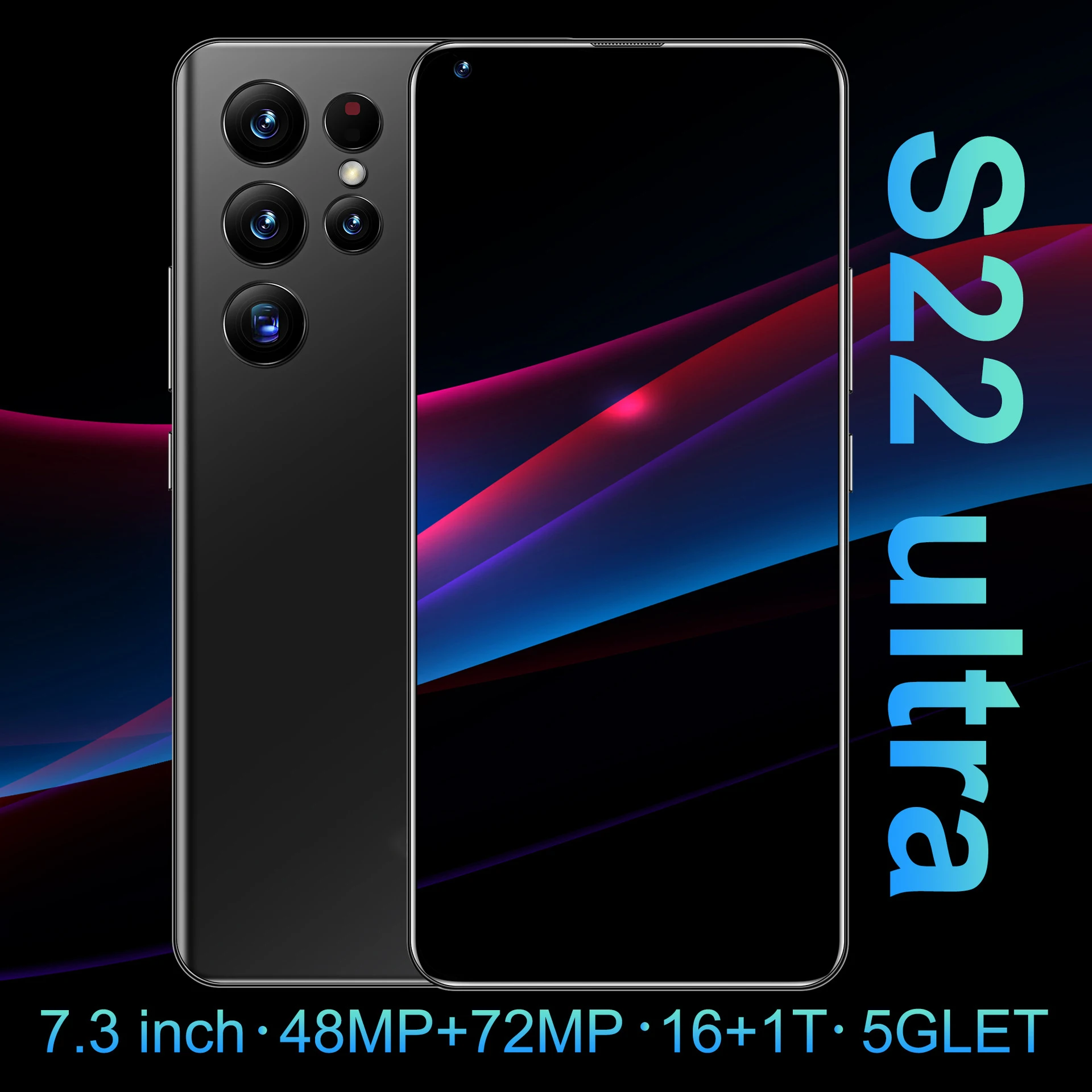 

S22 смартфон с 10,1-дюймовым дисплеем, 16 ГБ + ТБ, 7,3 мАч, 20 Вт