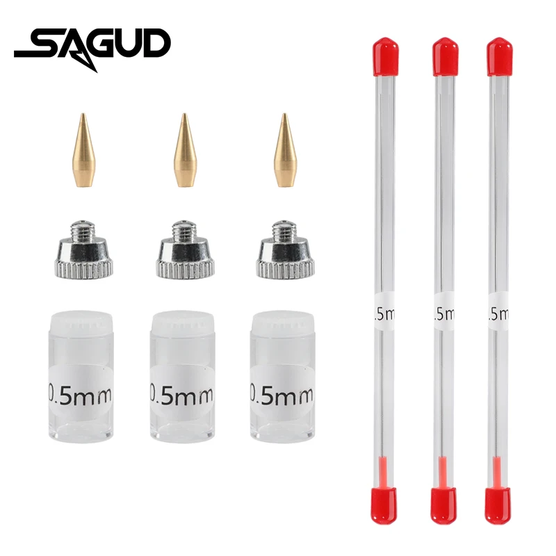 

SAGUD набор игл и сопел для аэрографа SD-364142S(182)