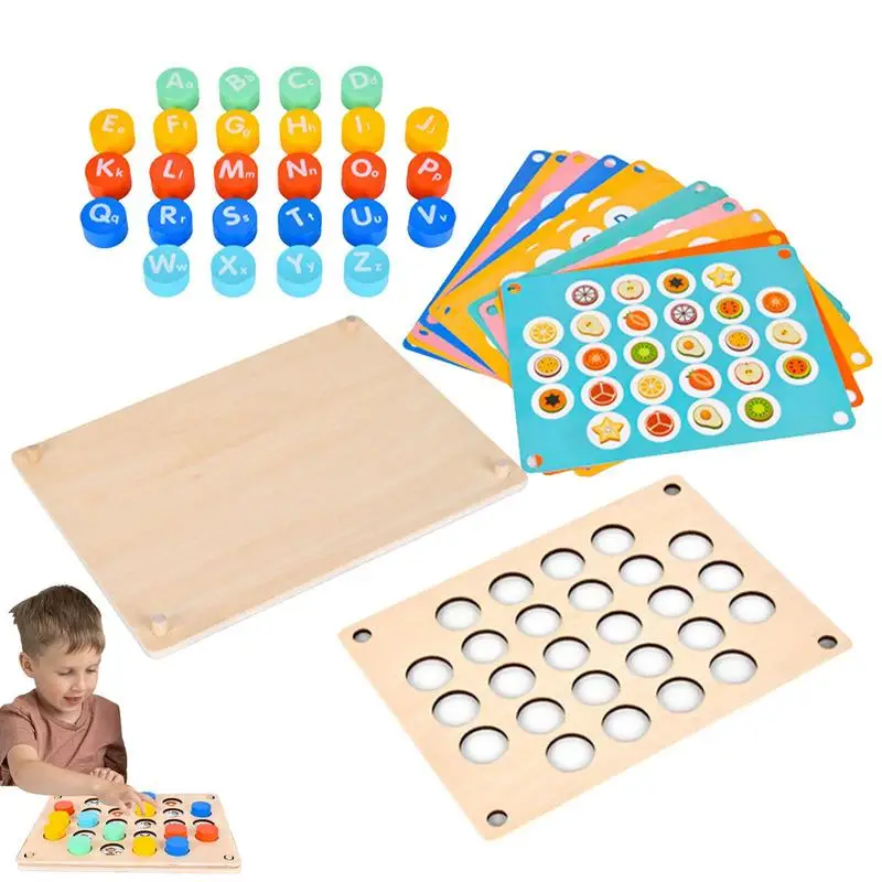 

Alphabet Puzzle Wooden Alphabet Number Shape Puzzles Jigsaw Educational Early Learning Toy Gift For Preschool Year Old Kids