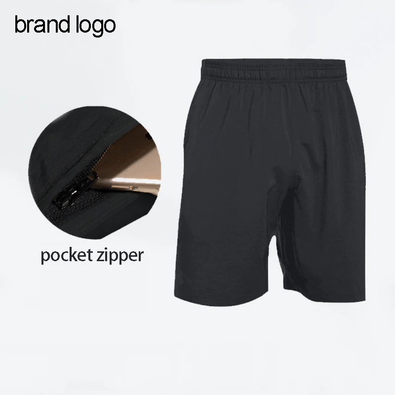 

Summer Sports Short Pants Men's Quick-drying Running Fitness Running Sweat-absorbent Breathable Basketball Training Gym Shorts