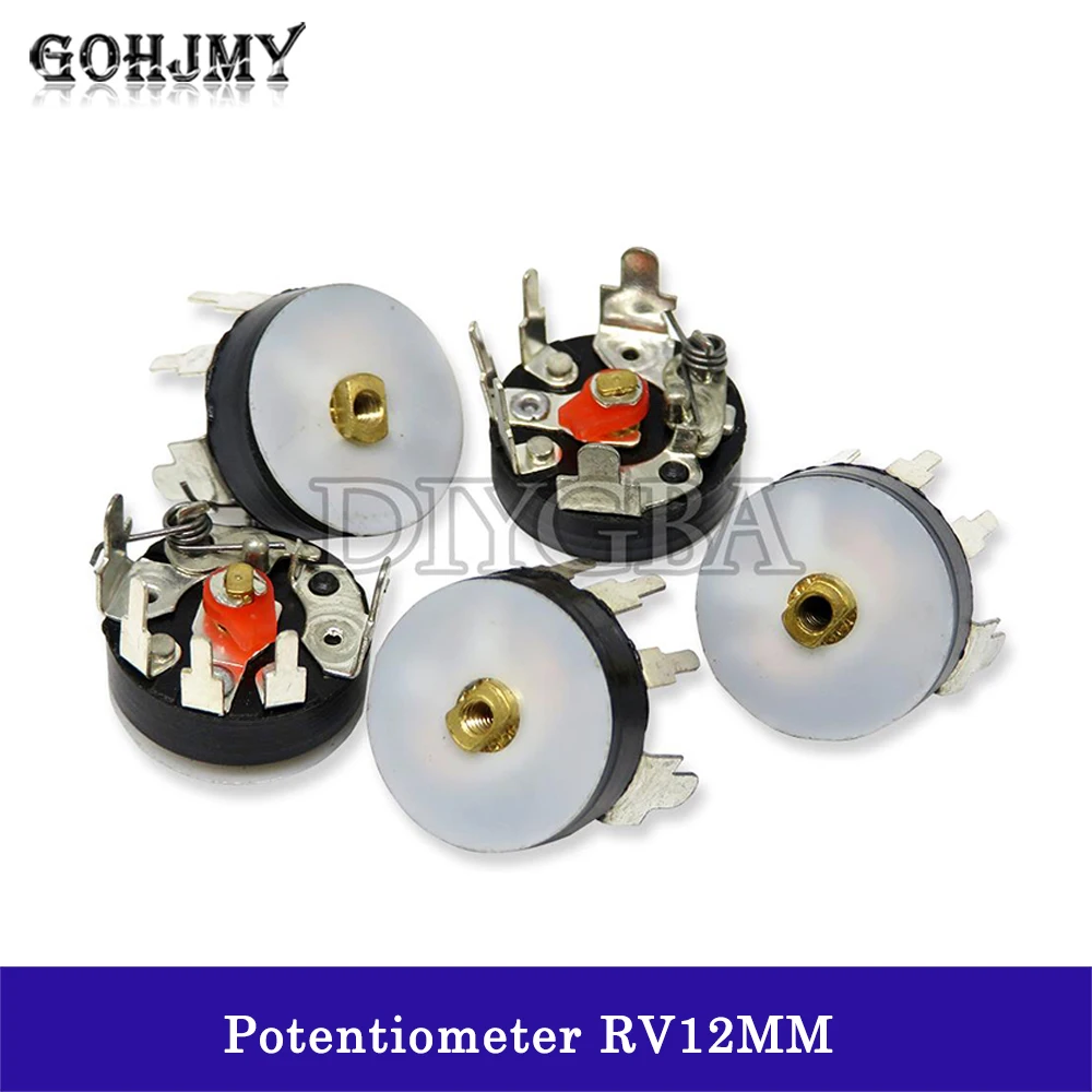 Потенциометр RV12MM B10K B103 B50K B503, 5 шт | AliExpress