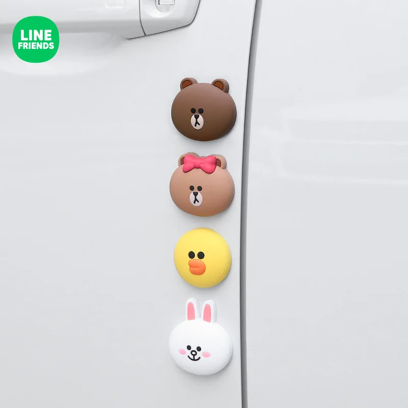 

Линия друзья Kawaii аниме коричневый Cony Боковая дверь автомобиля Антибликовая Защита от царапин противоударные полосы для всех сезонов
