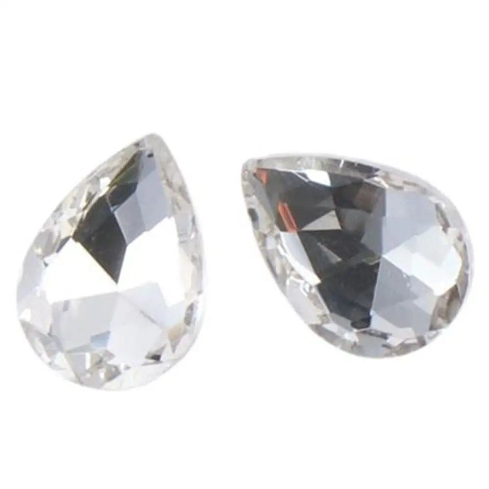 100 шт. стеклянные бусины 10 х14 мм