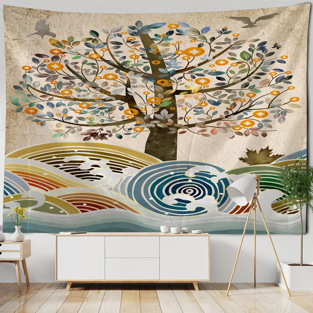 

Hot Sales Grain Wall Handing Tapestry Living Room And Bedroom Decoration Sandy Beach Picnic Towel