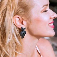 missvikki female earrings flexible detachable shiny cubic zirconia european wedding fashion high quality jewelry for women