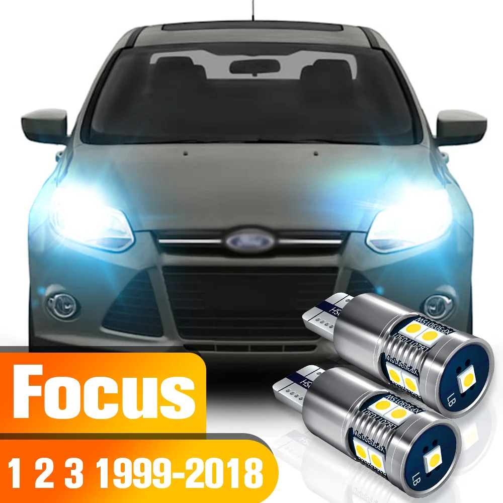 Światło postojowe 2 sztuki żarówek LED Akcesoria do Ford Focus 1 3 1999-2018 2009 2010 2011 2012 2013 2014 2015 2016 2017