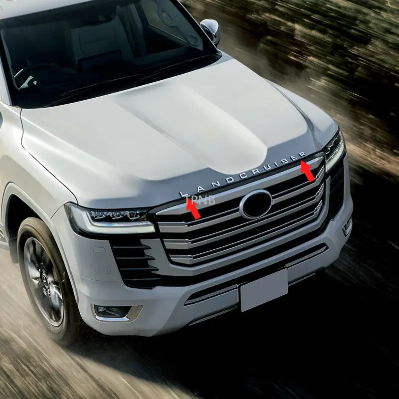 Фото Обновите свой 2022 2023 для Toyota Land Cruiser 300 LC300 с 3D буквами, наклейками, эмблемой капюшона, логотипом, знаком, аксессуарами №1
