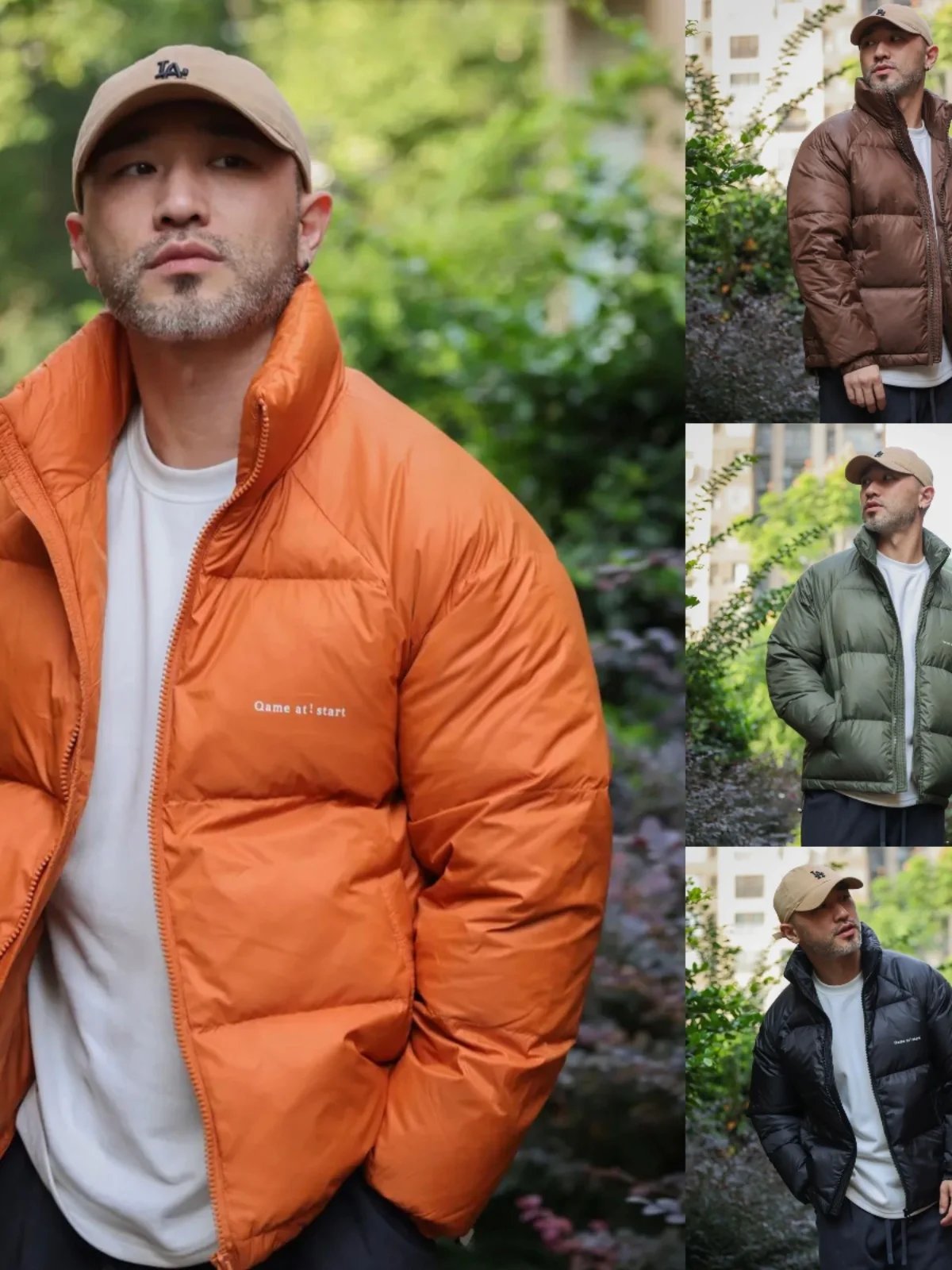 Зимняя модная ветрозащитная теплая верхняя одежда для пар однотонная легкая