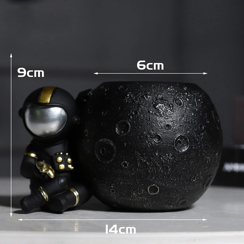 Настольный держатель для ручки космонавта фигурка украшение интерьера книжная