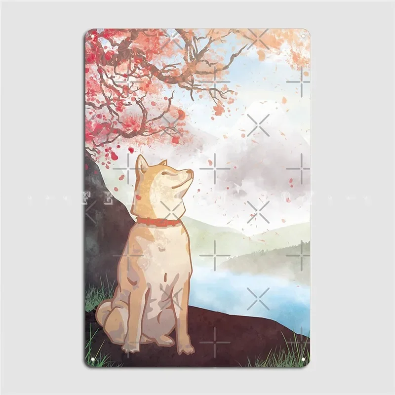 

Металлическая вывеска Сиба-Ину