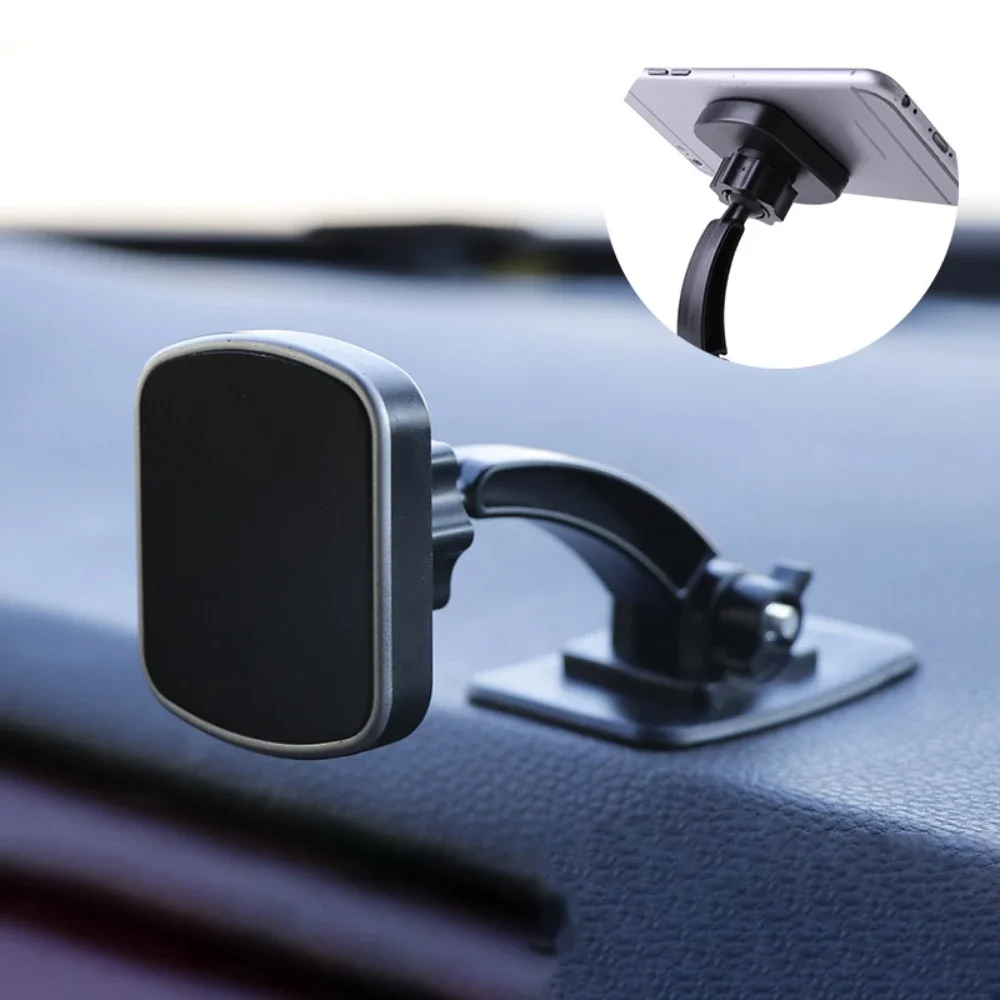 

Universal Car Magnetic Phone Adjustable Holder Dashboard Mount Dash Magnet Bracket 360 Degree Rotating Paste Mobile Phone Stand