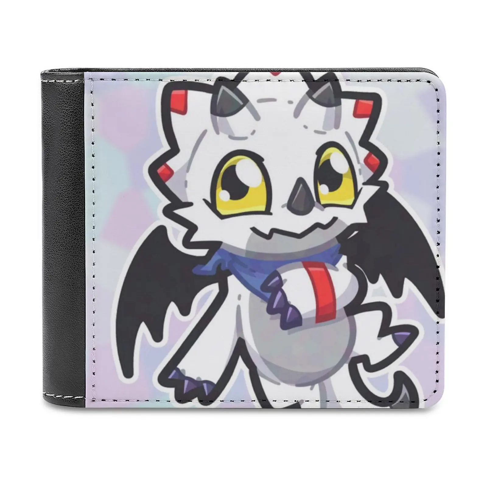 

Gammamon Men's Wallet Pattern Leather Men's Short Wallet Multi-Card Wallet Fashion Purse Digimon Digital Monsters Gammamon