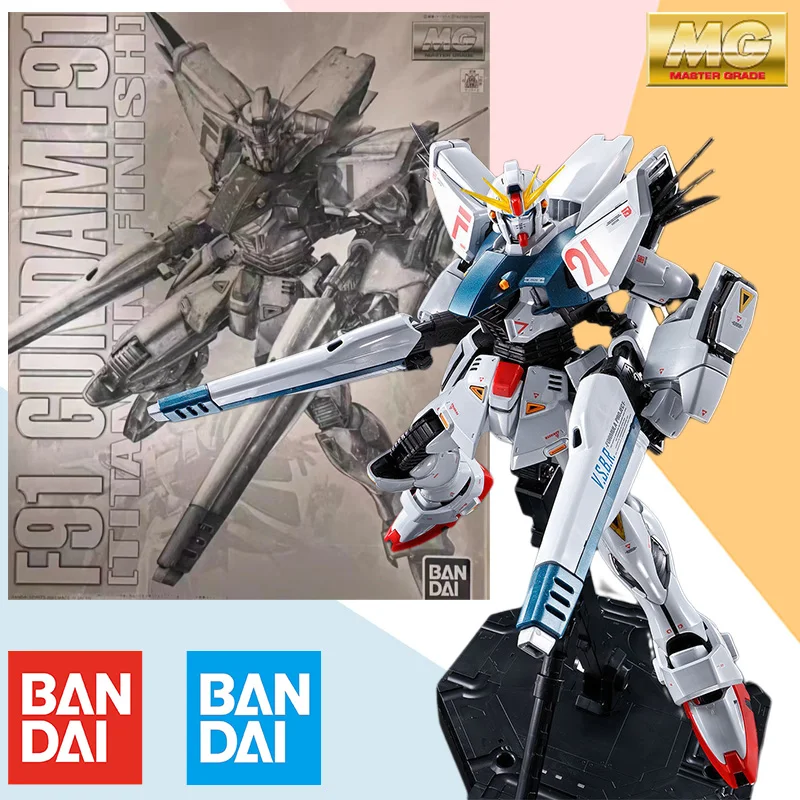 

Оригинальная коробка Bandai MG PB Limited 1/100 F91 GUNDAM F91 титановая фигурка аниме финиш Сборная модель комплект игрушка подарок для ребенка