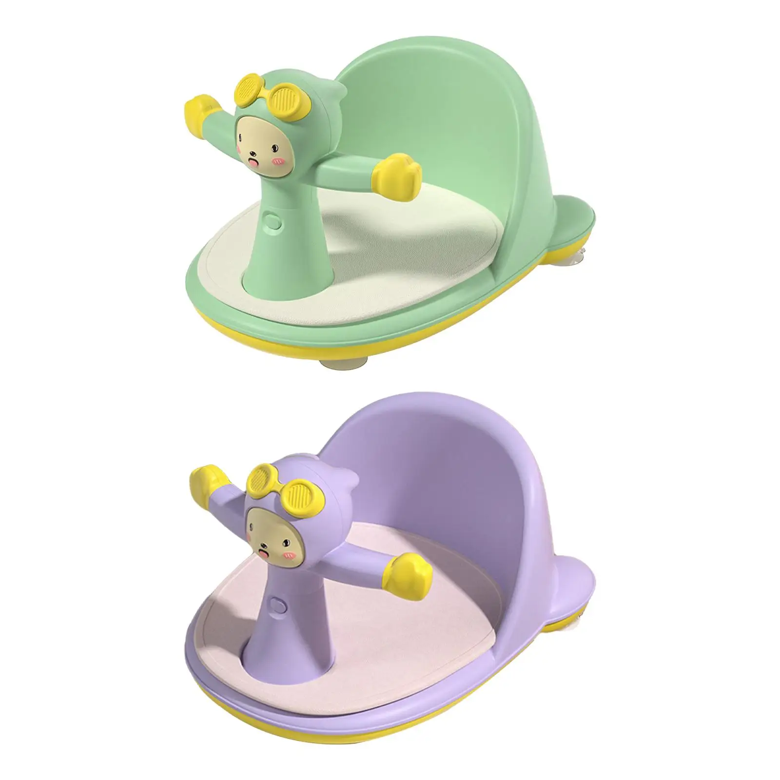 

Baby Bath Tub Seat Easy to Clean Backrest stable Not Easy to Get Water anti-drop Does Not Peel Newborn Bath Seat for Bathroom