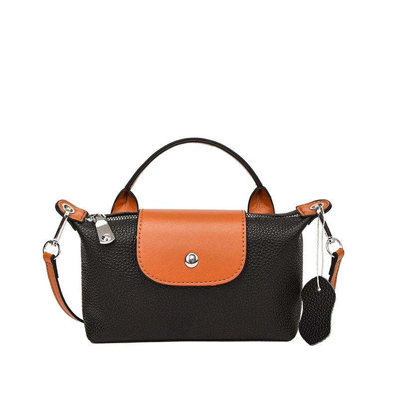 Женская сумка через плечо из натуральной кожи