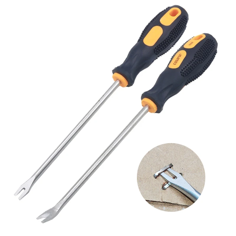 

1 шт. приспособление для снятия гвоздей, U-образный инструмент, отвертка, зажим для крепления, инструмент для удаления, для дома, мастерской, п...